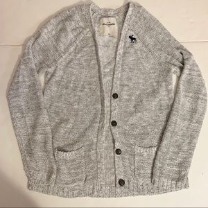 Cozy Light Grey Knitted Cardigan